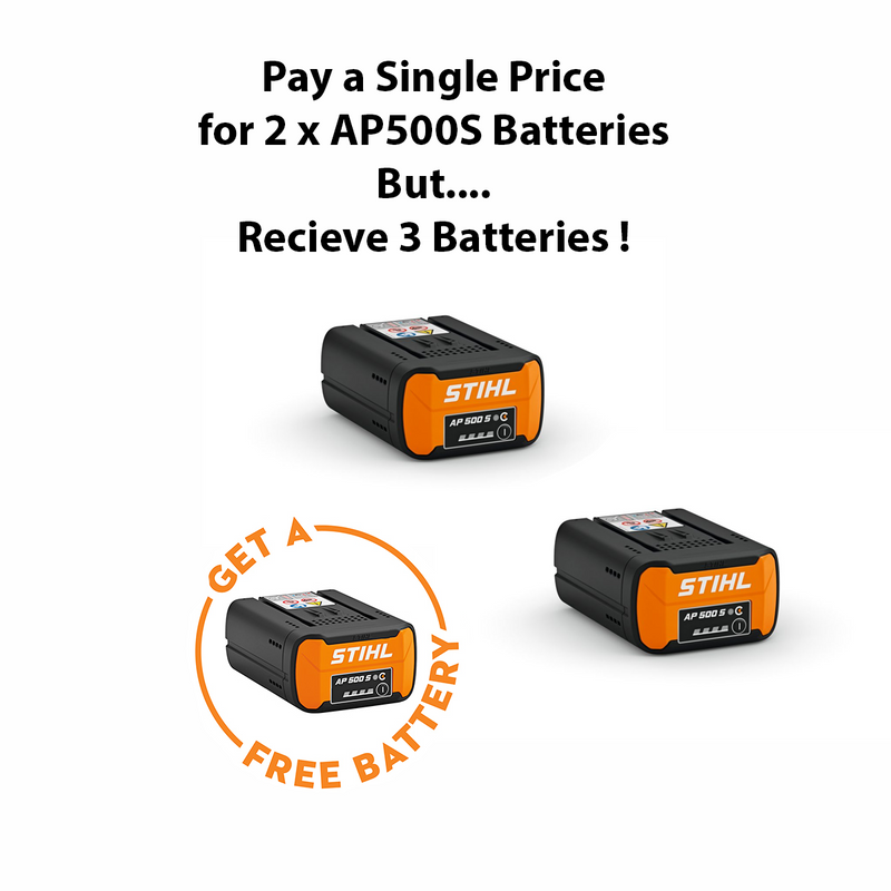 Stihl AP500S Battery Promo - 3 for 2