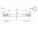 Top Link Standard Duty (Cat.2/2) Ball and Ball, Min. Length: 940mm. Max Length 1230mm ( S.15311 )