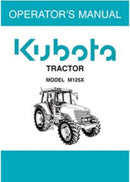 Kubota Operators Manual - M125X Tractor