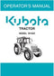 Kubota Operators Manual - M125X Tractor