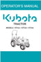 Kubota Operators Manual - STv32, STv36, STv40 Tractor