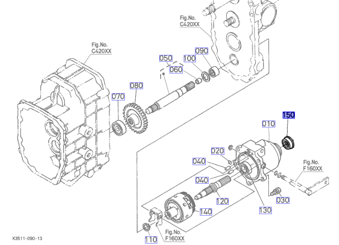 76611-12130 Kubota Oil Seal